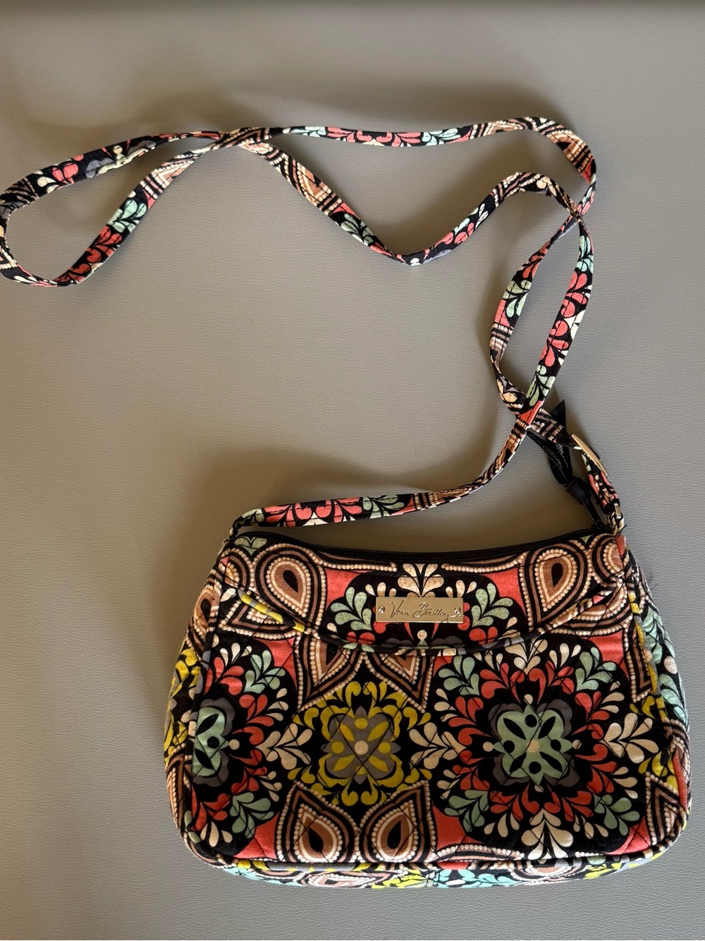 Vera Bradley Quilted Little Crossbody Bag in Sierra